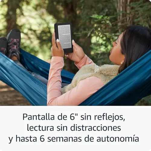 Amazon ▫️ Kindle (última geração) | o Kindle mais leve e compacto, com ecrã antirreflexo, mudança de página mais fluida e luz frontal ajustável | 16 GB | Sem publicidade | Preto 6