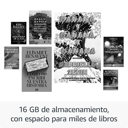 Amazon ▫️ Kindle (última geração) | o Kindle mais leve e compacto, com ecrã antirreflexo, mudança de página mais fluida e luz frontal ajustável | 16 GB | Sem publicidade | Preto 7