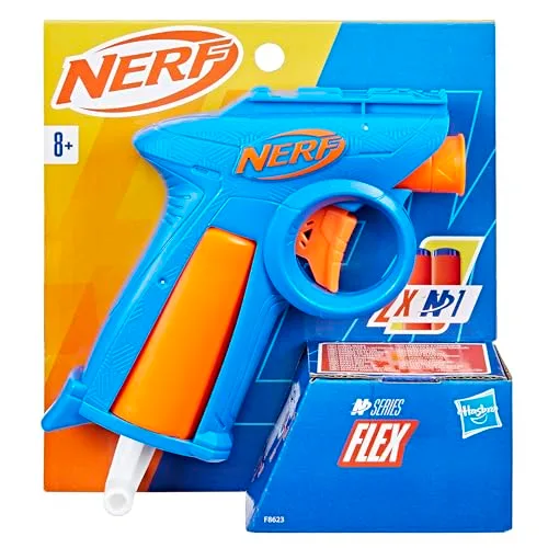Nerf ▫️ N Series, Lançador Flex, 2 dardos N1 compatíveis apenas com os lançadores da série N 2