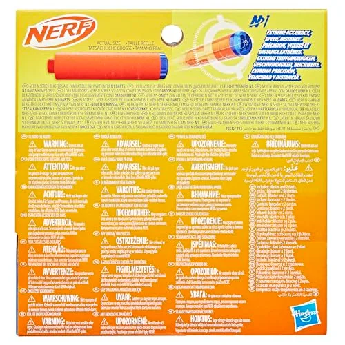 Nerf ▫️ N Series, Lançador Flex, 2 dardos N1 compatíveis apenas com os lançadores da série N 3