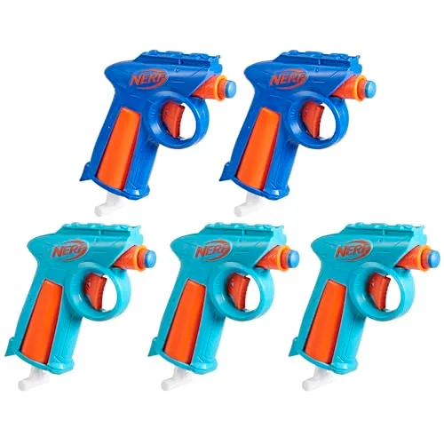 Nerf ▫️ Hasbro N Series, Flex Party Pack 5, Lançadores de dardos de espuma, 15 projéteis N1, Diversão e competição com amigos, Jogos de estratégia, Gatilho de precisão, Jogos para festas 3