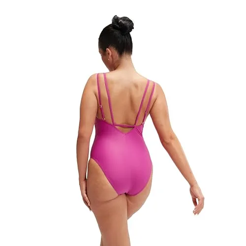 Speedo ▫️ Fato de banho de uma peça Shaping Strappy para mulher 6