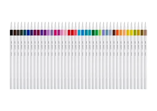 Uni-Ball ▫️ 151742 - Conjunto de marcadores finos Emott, 40 marcadores de 0,4 mm, tinta pigmentada, conjunto com design elegante 4