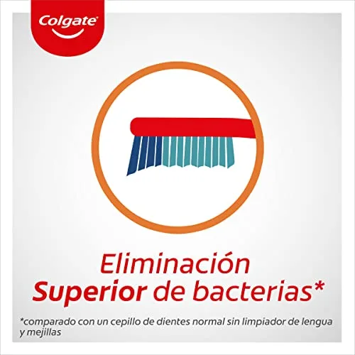 Colgate ▫️ Escova de dentes Extra Clean, dureza média, limpa até aos dentes posteriores, Embalagem 2+2, Multicolorida (CP21509) (Embalagem de 2) 6