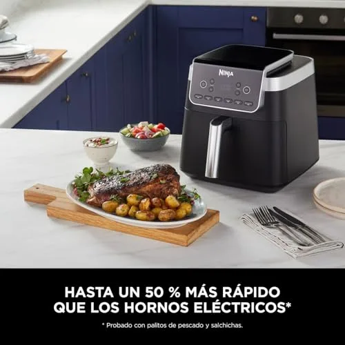Ninja ▫️ MAX PRO, Fritadeira de Ar Quente sem Óleo 6,2 L, Cinzenta, AF180EU 5