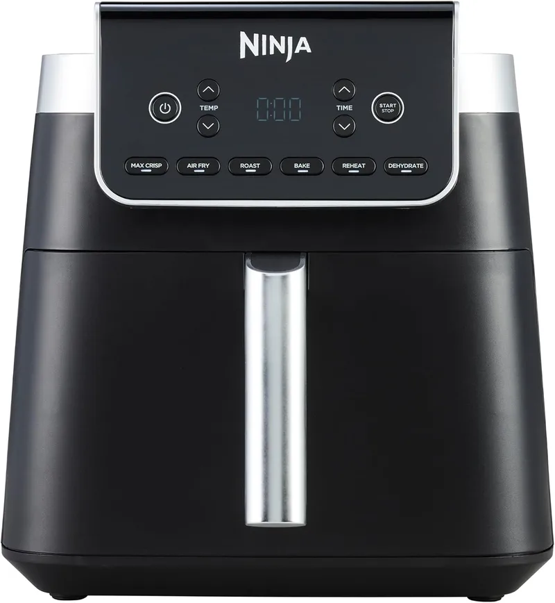 Ninja ▫️ MAX PRO, Fritadeira de Ar Quente sem Óleo 6,2 L, Cinzenta, AF180EU