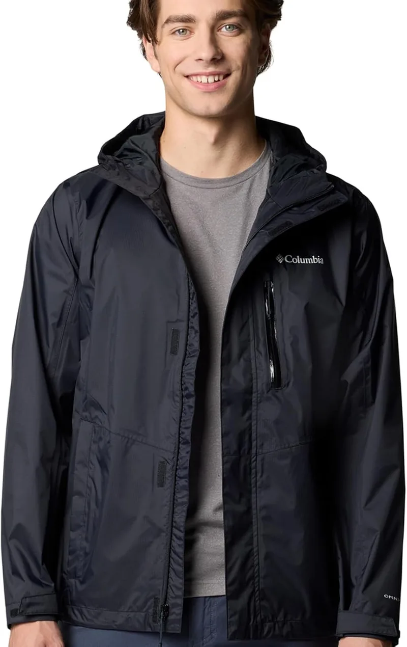 Casaco Columbia Pouring Adventure 3 para homem impermeável à chuva (embalagem de 1)