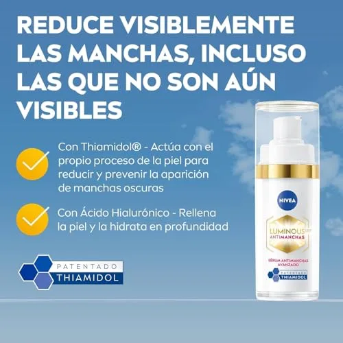 NIVEA ▫️ Cellular Luminous630 - Conjunto Antimanchas - Soro 30 ml e Creme de Dia FP50 40 ml - Antimanchas, Hidratação e Proteção Solar - Ácido Hialurónico, Thiamidol - Pele uniforme - Todos os tipos de pele 4