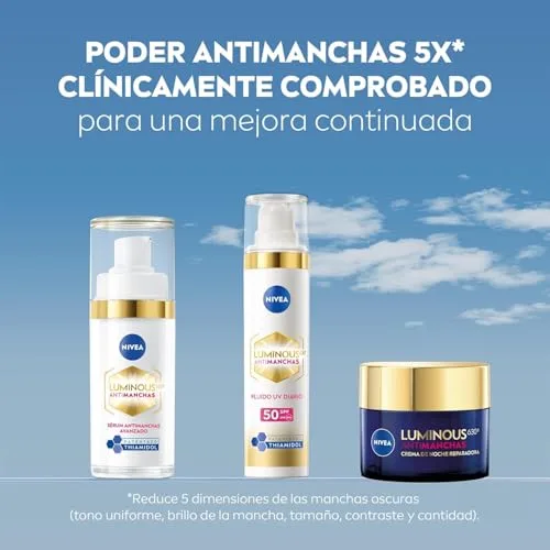 NIVEA ▫️ Cellular Luminous630 - Conjunto Antimanchas - Soro 30 ml e Creme de Dia FP50 40 ml - Antimanchas, Hidratação e Proteção Solar - Ácido Hialurónico, Thiamidol - Pele uniforme - Todos os tipos de pele 5