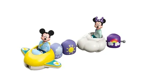 PLAYMOBIL ▫️ Junior & Disney 71697 Mickey e Minnie: Comboio Nuvem, com avião e veículo Nuvem, brinquedo fabricado com plásticos de origem vegetal, brinquedos para meninos e meninas a partir de 1 ano 5