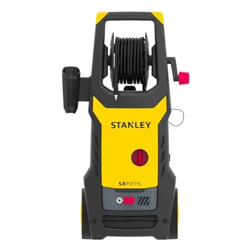 STANLEY ▫️ Lavadora de alta pressão SXPW19B | de água fria | para automóveis e superfícies exteriores domésticas | Pressão máx. 150 bar | Caudal máx. 440 l/h | Consumo de energia 1900 W 2