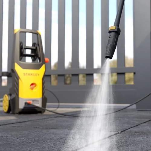 STANLEY ▫️ Lavadora de alta pressão SXPW19B | de água fria | para automóveis e superfícies exteriores domésticas | Pressão máx. 150 bar | Caudal máx. 440 l/h | Consumo de energia 1900 W 5