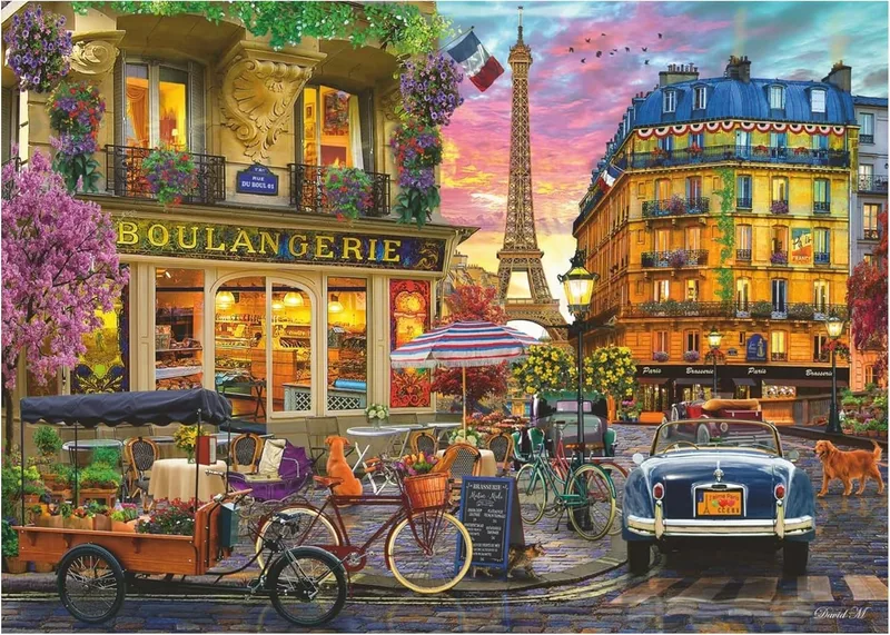 Ravensburger - 1000 Peças Puzzle Paris | Puzzle Adulto | Puzzle Família | 70x50 Cm | Puzzle Adulto | Prenda Dia do Pai