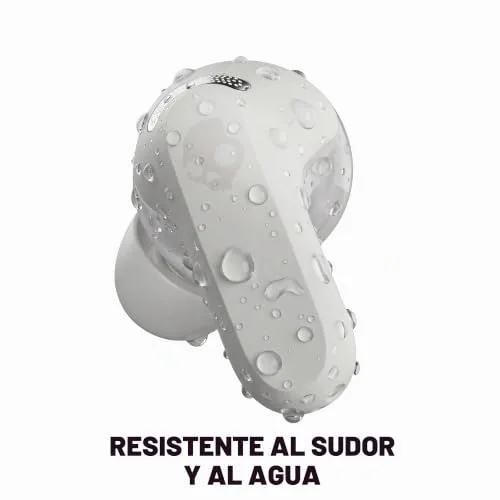 Skullcandy ▫️ Auscultadores intra-auriculares sem fios Rail ANC com cancelamento de ruído, 27 horas de autonomia, microfone, compatíveis com iPhone, Android e dispositivos Bluetooth. Bone 5