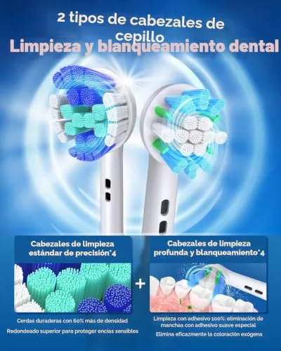 TEETHEORY ▫️ Escova de dentes elétrica rotativa, 8 cabeças, 4 modos de limpeza 3