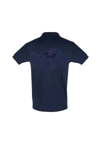 AMERICAN COLLEGE USA ▫️ Polos de manga curta para homem e mulher Camisa polo unissexo para adulto 2