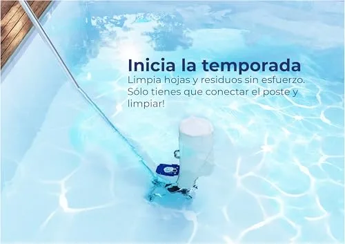 Gre ▫️ Leaf Eater – aspirador de folhas a bateria para piscinas elevadas, filtro grande 5