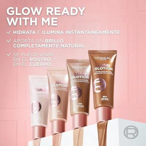 L'Oreal Paris ▫️ L'Oréal Paris Lumi Glotion Iluminador Líquido Multiusos, Light 5