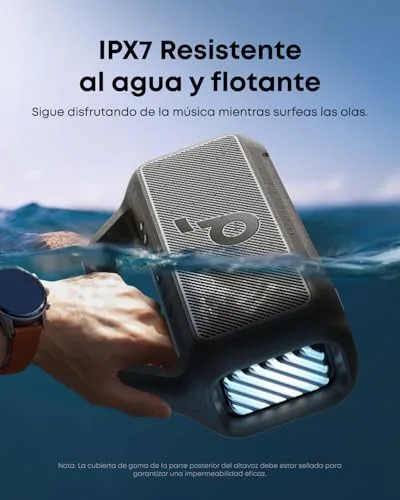 Soundcore ▫️ Boom 2: Altifalante Bluetooth potente de 80 W, 24 h, IPX7 4
