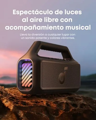 Soundcore ▫️ Boom 2: Altifalante Bluetooth potente de 80 W, 24 h, IPX7 5