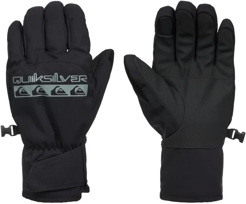Quiksilver ▫️ Luvas de esqui Cross Andean Toucan para homem, tamanho: L (tamanho do fabricante: L)