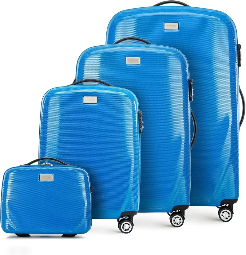 WITTCHEN ▫️ Conjunto de 4 malas de viagem Pc Ultra Light Line, Conjunto de 4 malas de viagem