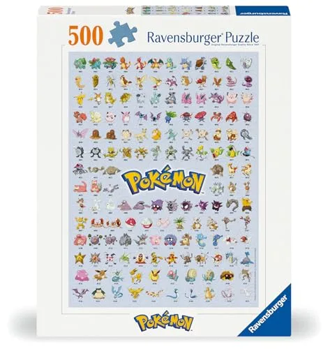 Ravensburger ▫️ Puzzle de 500 peças Pokémon, Puzzle para adultos 49 x 36 cm 2