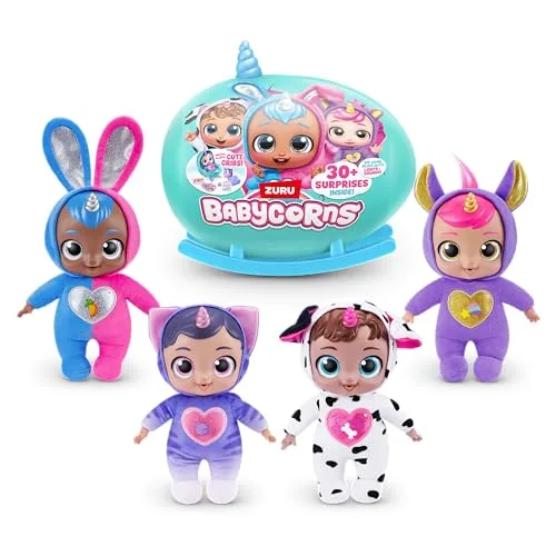 Babycorns ▫️ Bunny (Bobbie) boneca interativa, boneca mágica, Surpresa, Descobrir, meninas, História, (35 cm), Luz, Som 4