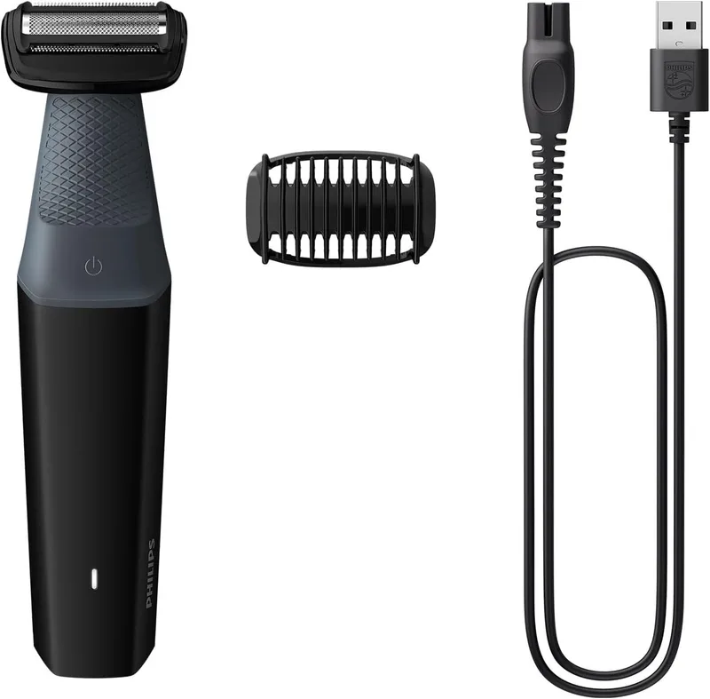 Philips ▫️ Bodygroom 3000 series Aparador de virilhas e virilhas à prova de duche BG3017/01