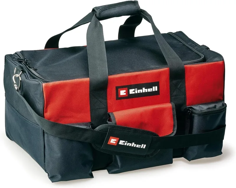 Einhell ▫️ Saco 56/29 (para ferramentas e acessórios, resistente com base reforçada, alça de transporte, pega de transporte, vários bolsos e compartimentos)