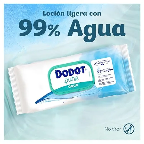 DODOT ▫️ Toalhitas Aqua Pure 1 296 unidades 2