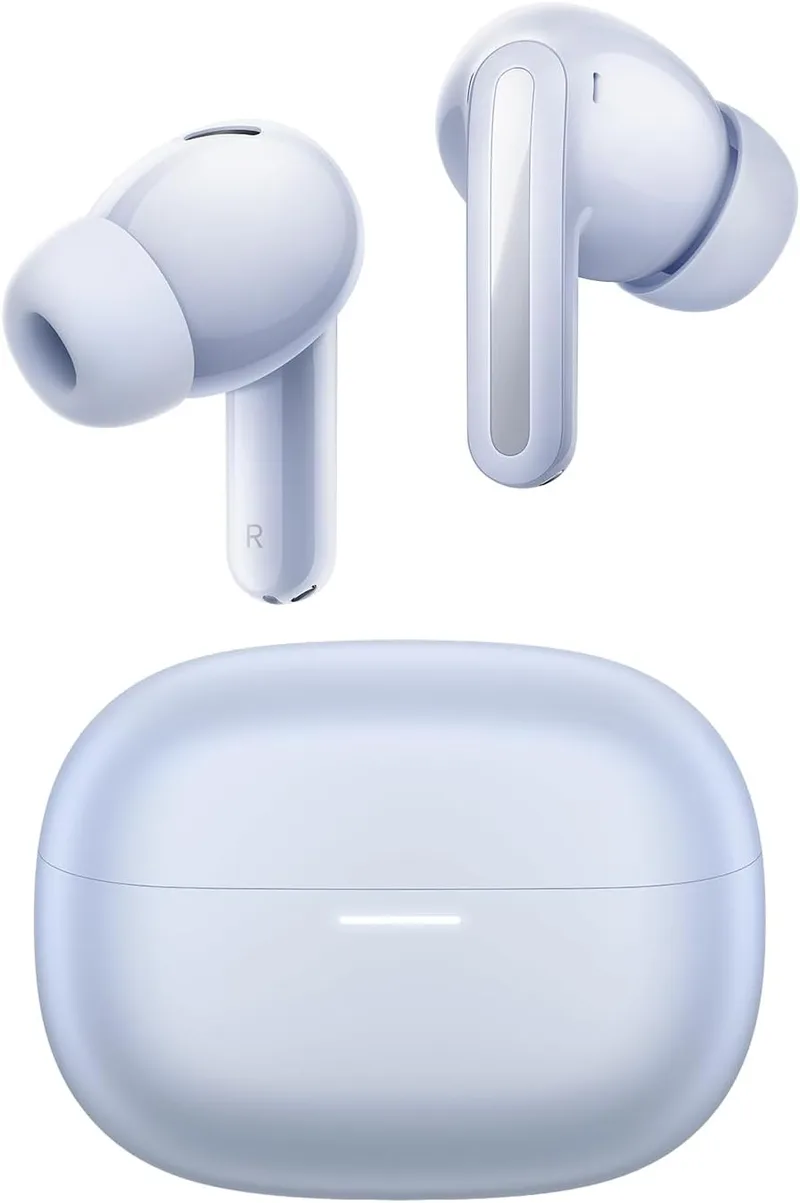 XIAOMI ▫️ Redmi Buds 5 Pro - Auscultadores sem fios com cancelamento ativo de ruído até 52 dB, até 10 horas de autonomia e 38 horas com o estojo de carregamento, roxo (versão ES)
