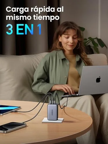 UGREEN ▫️ Nexode 100 W Carregador USB-C com Carregamento Rápido Múltiplo Tipo C GAN 3
