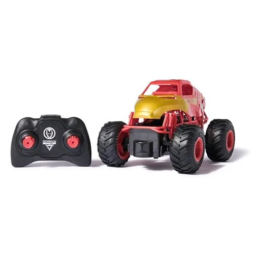 Monster Jam ▫️ Carro Teledirigido Iron Man da Marvel Carro RC 1:24 +4 anos 3