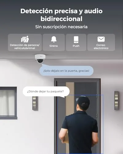 Reolink ▫️ Sistema PoE de 12 MP com 4 câmaras exteriores IK10, modelo RLK8-1200V4 3