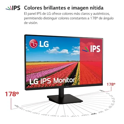 LG ▫️ Monitor 25MS500-B - 25'', IPS, FHD, 100 Hz, NTSC 72%, Preto Mate 2