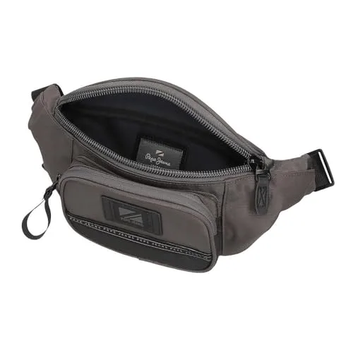 Pepe Jeans ▫️ Stratford Bolsa de cintura cinzenta 30 x 13 x 5 cm Poliéster 4