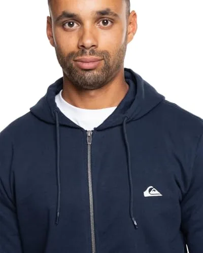 Quiksilver ▫️ Camisola com capuz básica com fecho de correr para jovens (conjunto de 1) 6