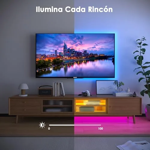 HOVVIDA ▫️ Fita LED de 5 m, Luzes LED RGB de 5 m, 150 LEDs, LED de 5 m, 30 LEDs/metro 5