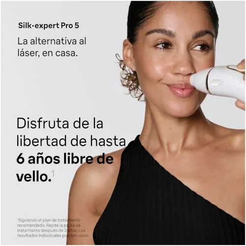Braun ▫️ Depiladora a luz pulsada Silk-expert Pro 5, PL5140, Branca/Dourada 2