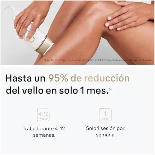 Braun ▫️ Depiladora a luz pulsada Silk-expert Pro 5, PL5140, Branca/Dourada 5