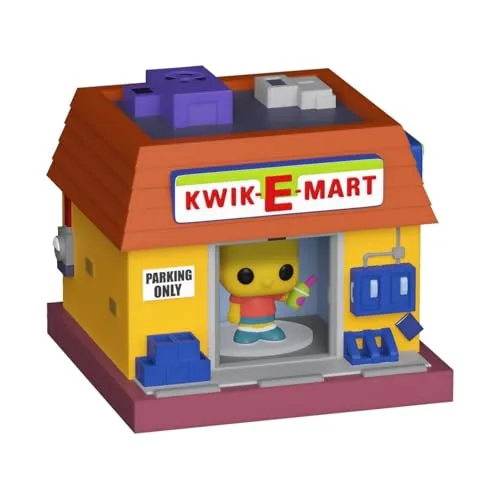 Funko ▫️ Bitty Pop! Town: Os Simpsons - Bart Simpson e Kwik-E-Mart 2