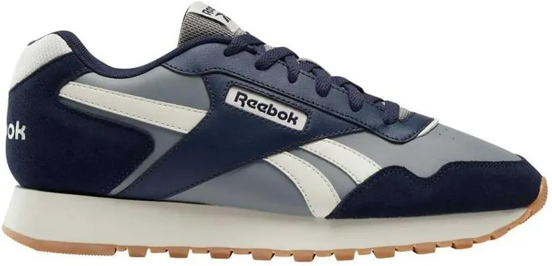 Reebok ▫️ Glide, Ténis desportivos, Unissexo para adultos, Grey 3 Chalk Vector Navy, 36,5 EU