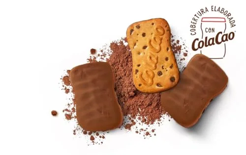 ColaCao ▫️ Bolacha, Coberta com Cacau Natural, com Pedaços de Chocolate - 5 embalagens de 3 unidades - 157 g 6