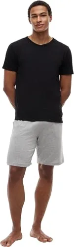 Tommy Hilfiger ▫️ Tommy Jeans Camisolas de manga curta, conjunto de 3 para homem, elásticas, com gola em V 6