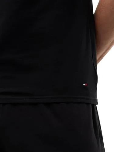 Tommy Hilfiger ▫️ Tommy Jeans Camisolas de manga curta, conjunto de 3 para homem, elásticas, com gola em V 4