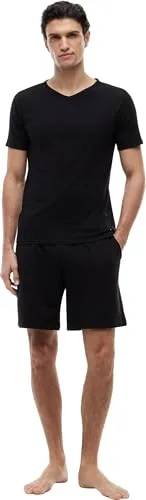 Tommy Hilfiger ▫️ Tommy Jeans Camisolas de manga curta, conjunto de 3 para homem, elásticas, com gola em V 5