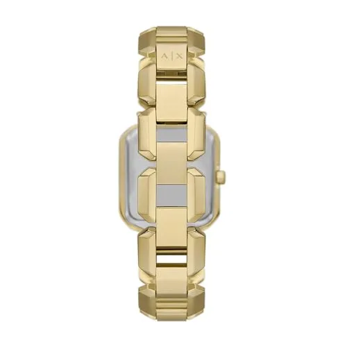 Armani Exchange ▫️ Relógio de senhora movimento de quartzo com três ponteiros e caixa de 27 mm com bracelete em aço inoxidável 3