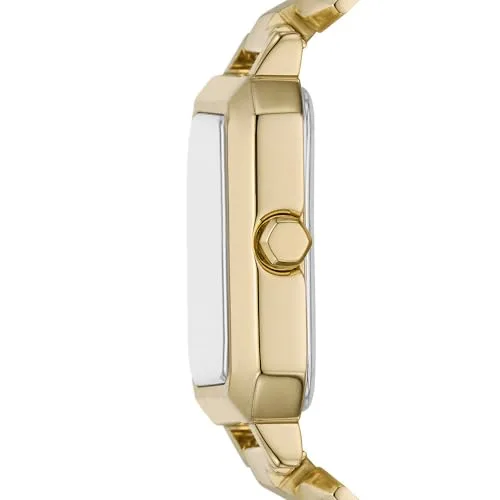 Armani Exchange ▫️ Relógio de senhora movimento de quartzo com três ponteiros e caixa de 27 mm com bracelete em aço inoxidável 5