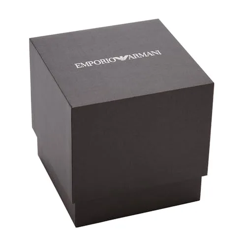 Emporio Armani ▫️ Relógio para homem, movimento de quartzo e caixa de 42 mm com bracelete em aço inoxidável, pele ou silicone 5